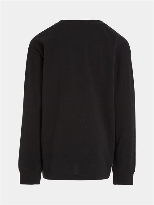 BLOWN-UP LOGO L/S T-SHIRT CALVIN KLEIN JEANS | IB0IB01880/BEH